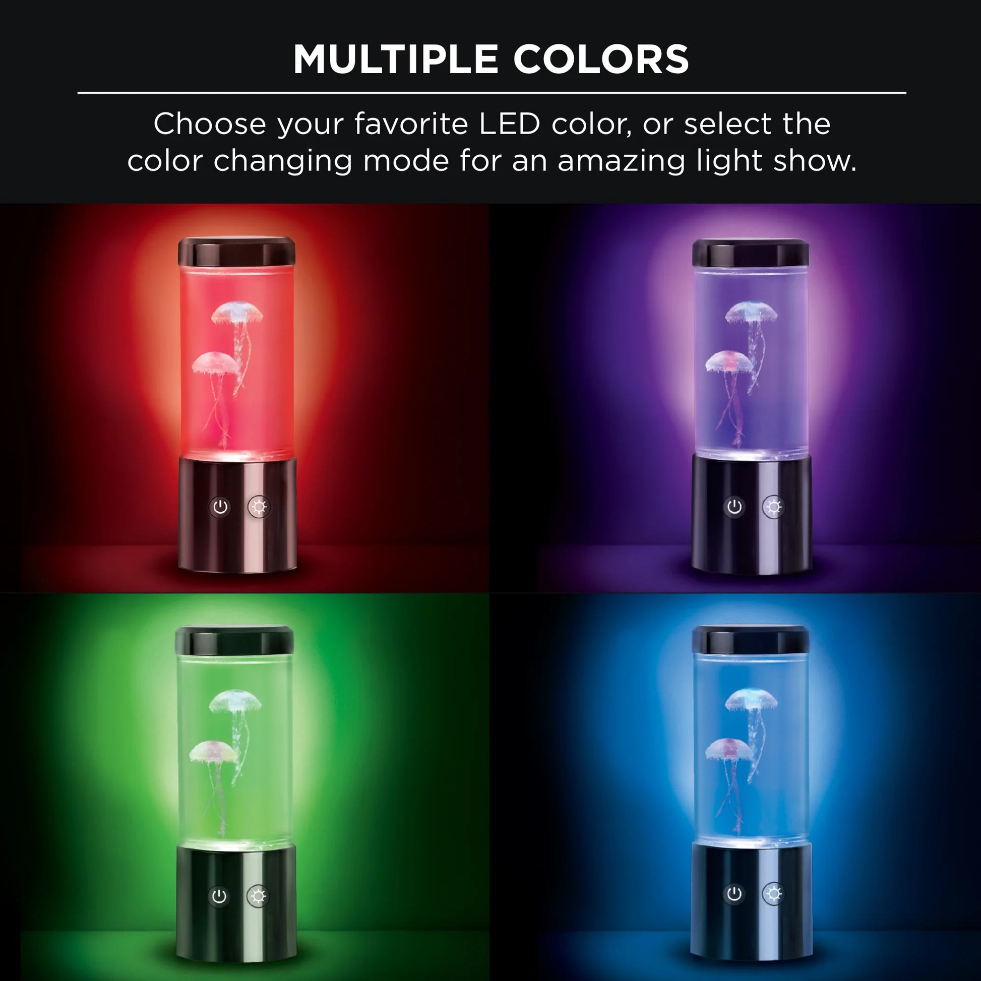 Merkury Innovations Jellyfish Motion Lamp | Multicolor LED