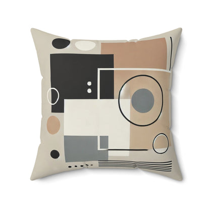 Square Pillow with Modern Minimalist Design