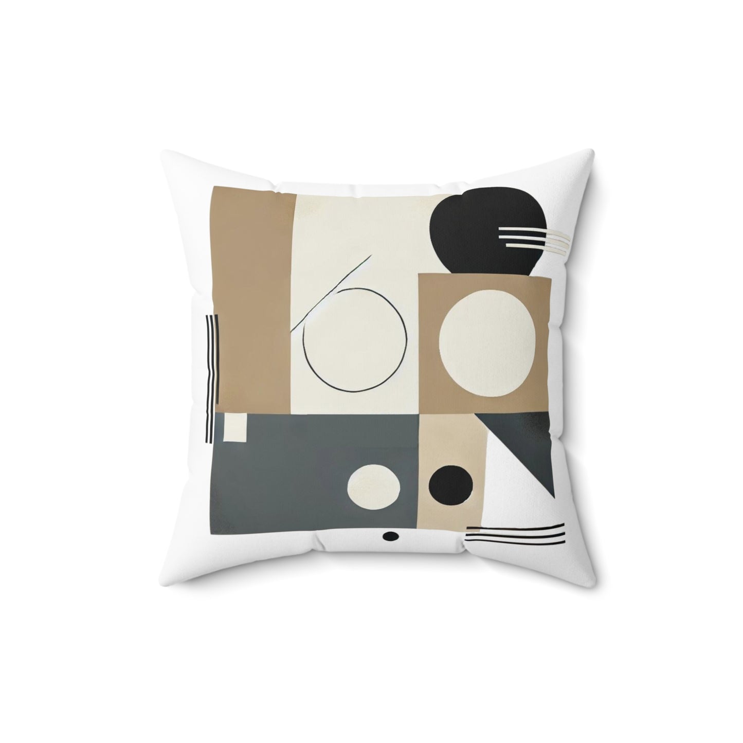 Square Pillow with Modern Minimalist Design