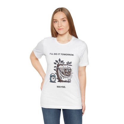 Funny Sloth in a Hammock Tee