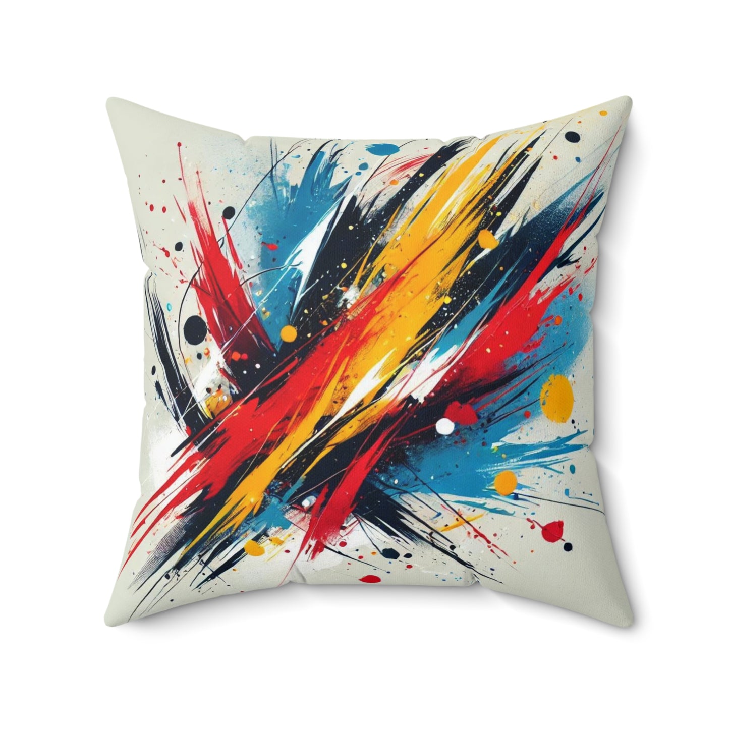 Abstract Art Splash Pillow