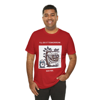 Funny Sloth in a Hammock Tee