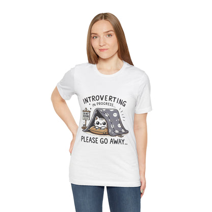 Funny Introverting in Progress T-shirt