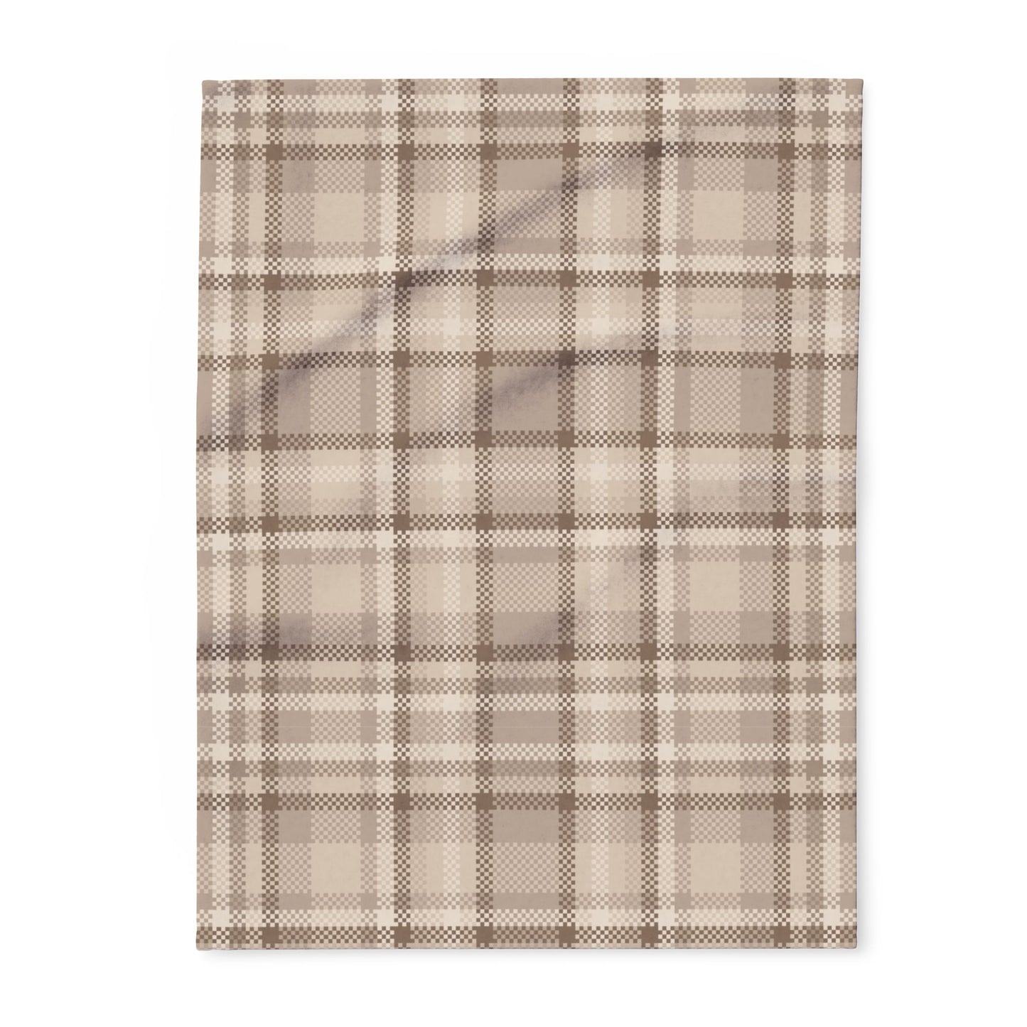 Fleece Arctic Blanket - Brown Flannel Design