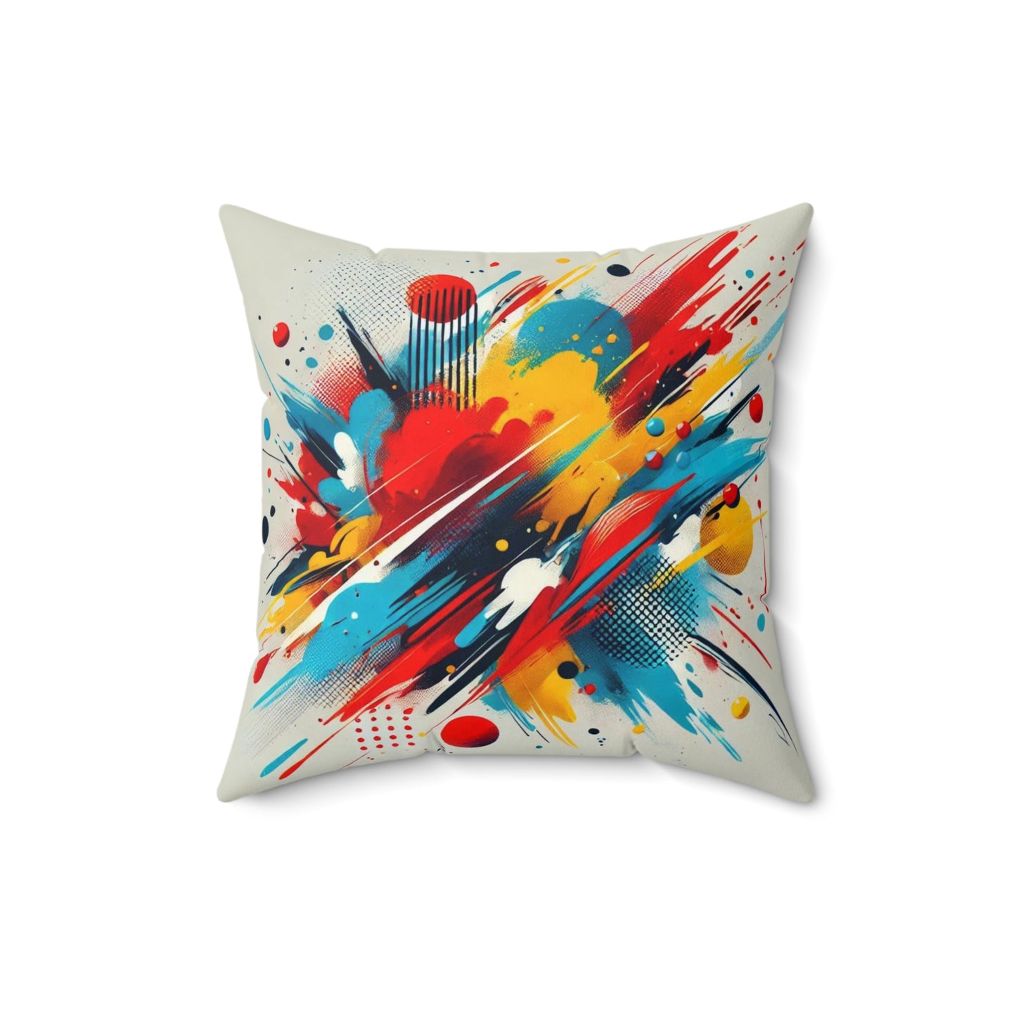 Abstract Art Splash Pillow