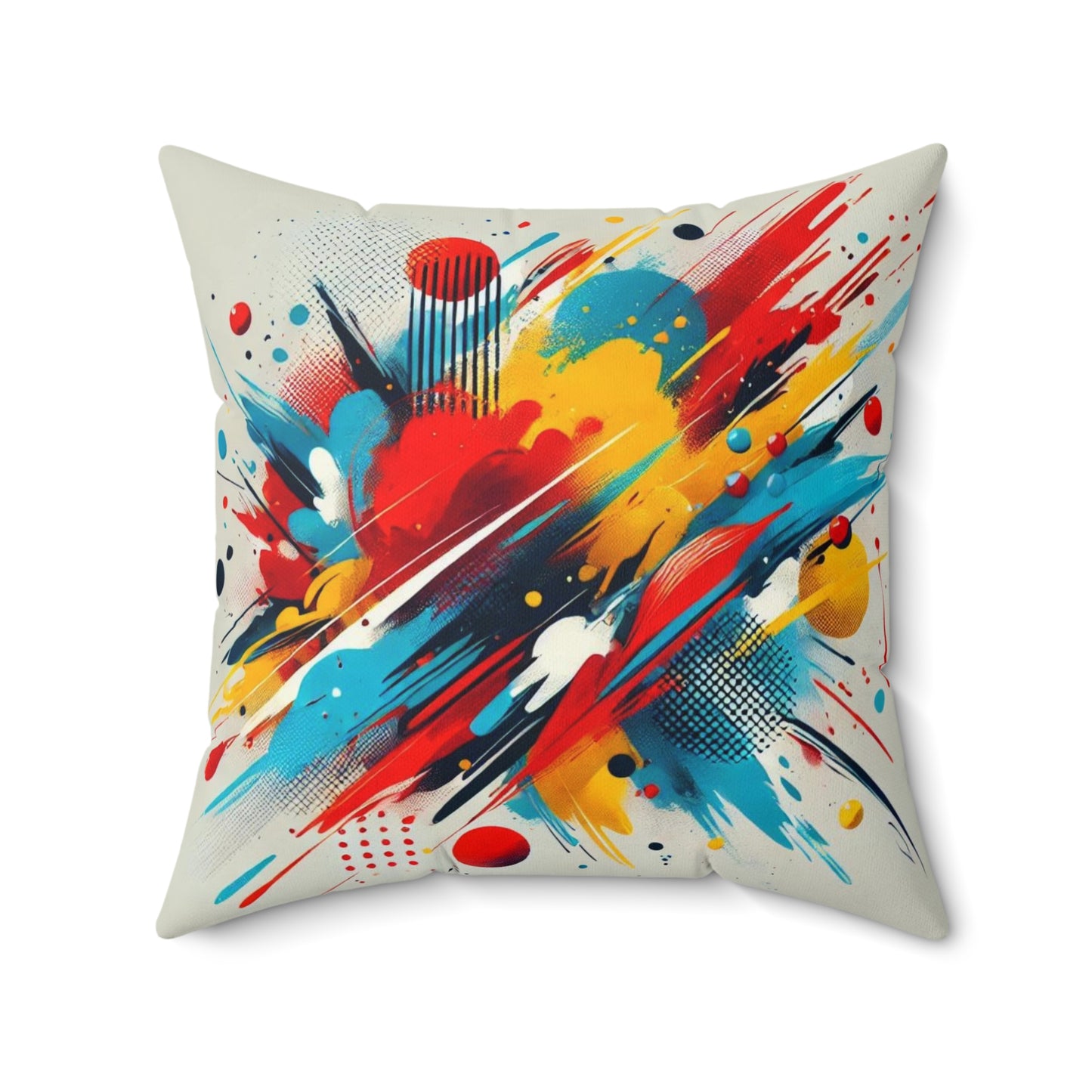 Abstract Art Splash Pillow