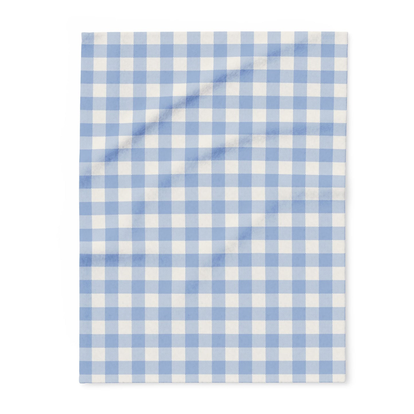 Fleece Blanket - Blue Flannel Design