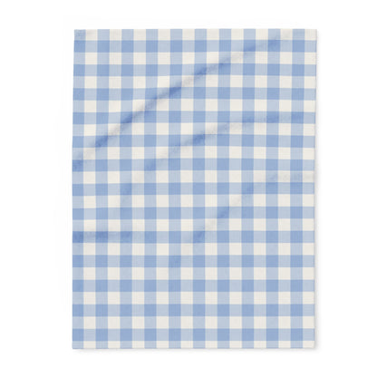 Fleece Blanket - Blue Flannel Design