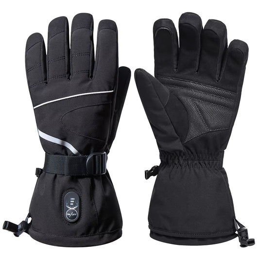 SNOW DEER Heated Gloves – Waterproof, Rechargeable Winter Thermal Gloves for Men & Women