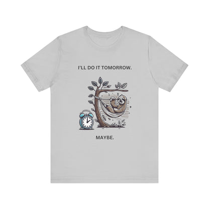 Funny Sloth in a Hammock Tee