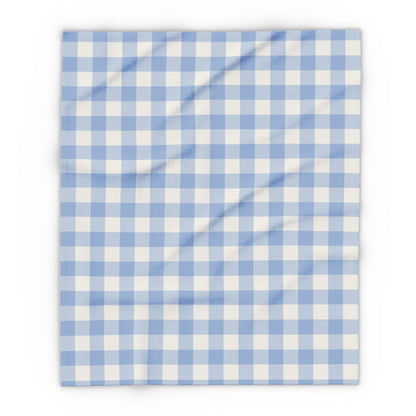 Fleece Blanket - Blue Flannel Design