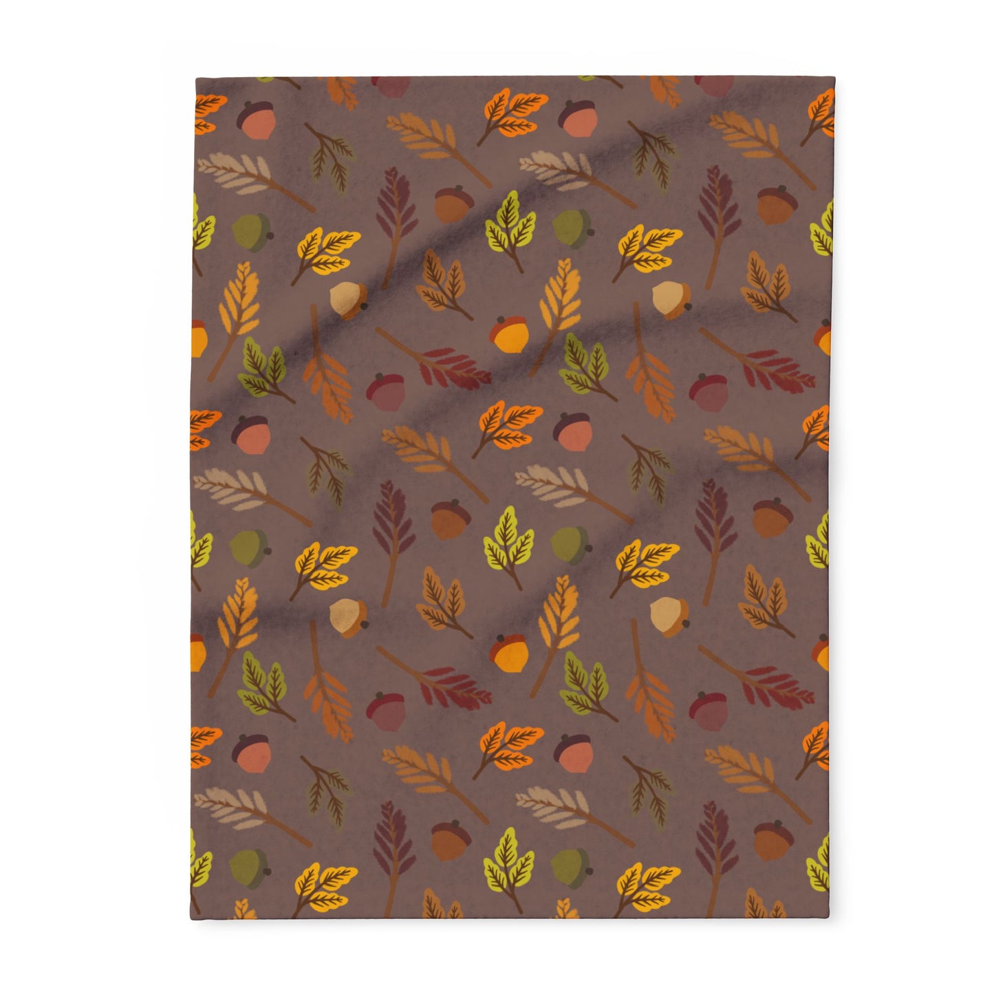 Fleece Blanket Autumn Harvest Theme