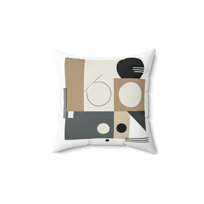 Square Pillow with Modern Minimalist Design