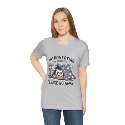 Funny Introverting in Progress T-shirt