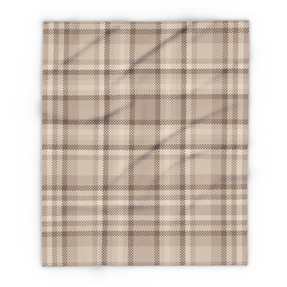 Fleece Arctic Blanket - Brown Flannel Design