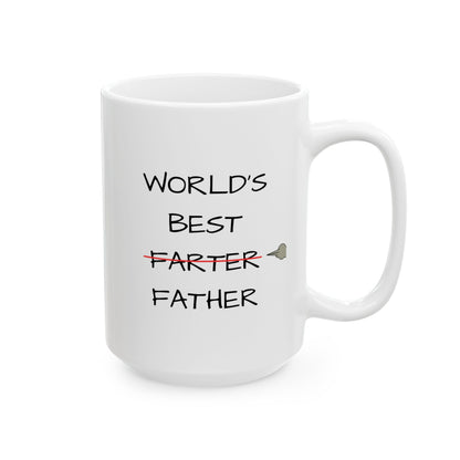 Funny Ceramic Mug - World's Best Farter Father