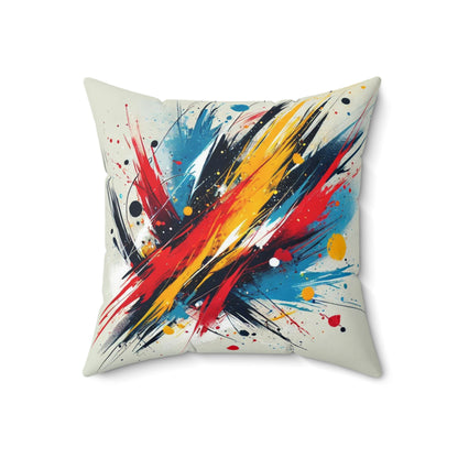 Abstract Art Splash Pillow