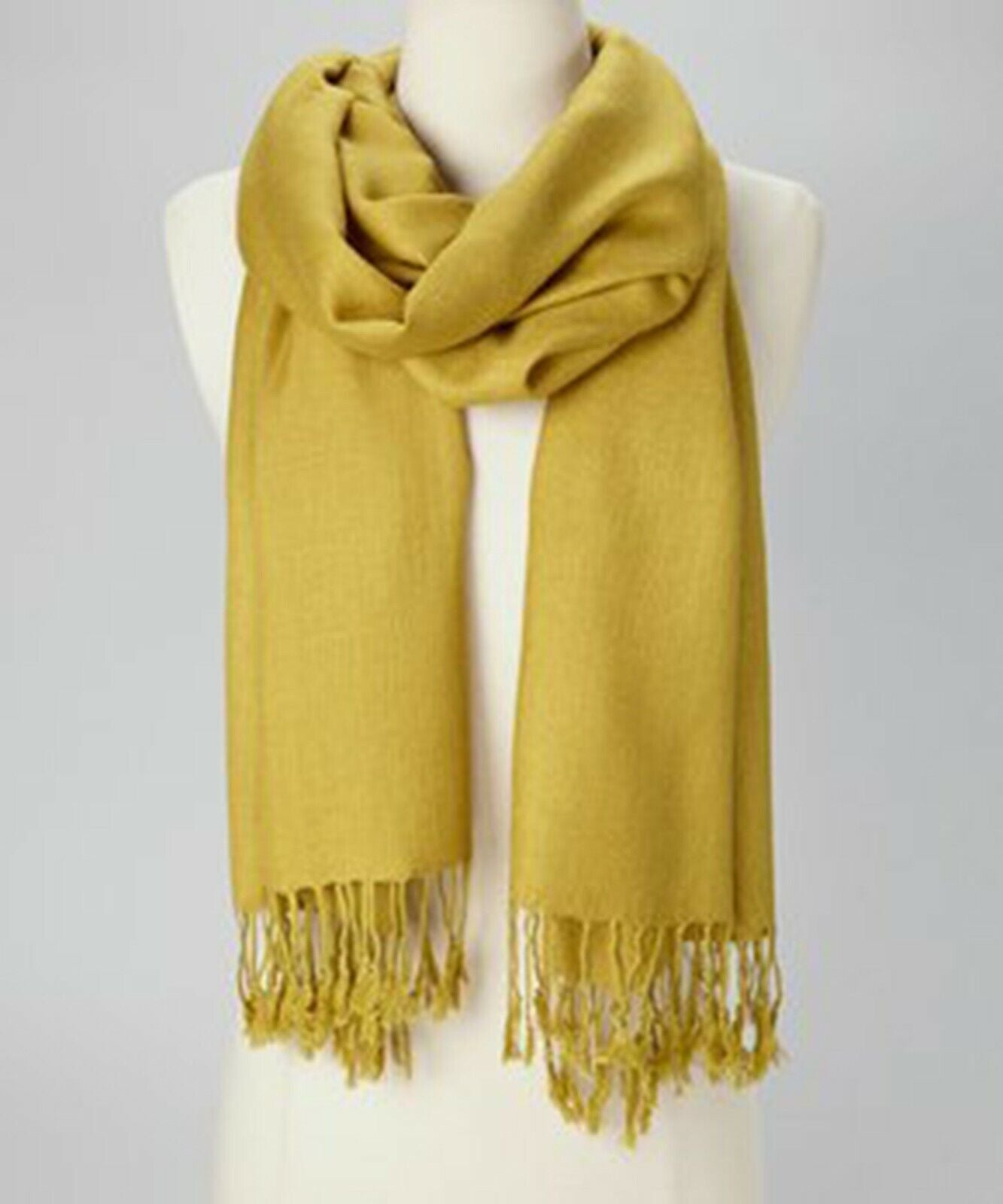 Luxurious Soft Silk Pashmina Shawl Wrap - Elegant Cashmere Wool Scarf for Women