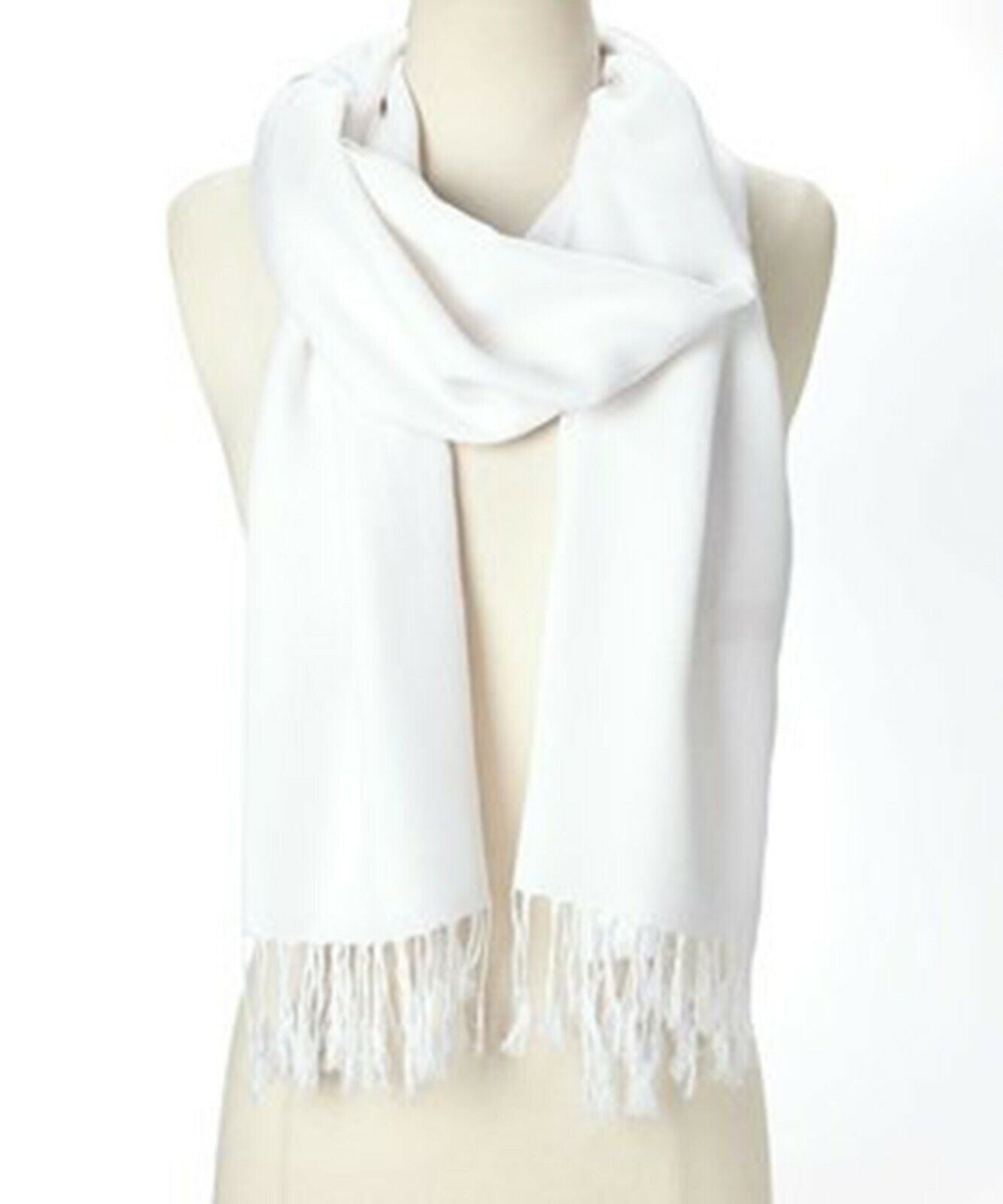 Luxurious Soft Silk Pashmina Shawl Wrap - Elegant Cashmere Wool Scarf for Women