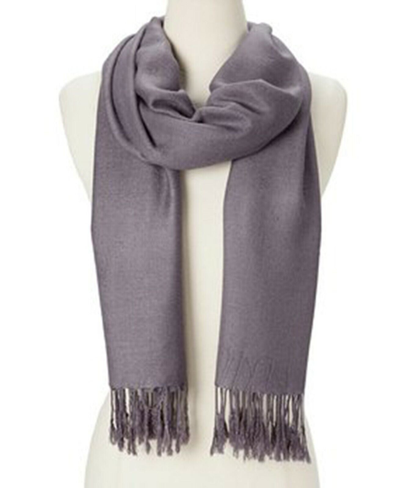 Luxurious Soft Silk Pashmina Shawl Wrap - Elegant Cashmere Wool Scarf for Women