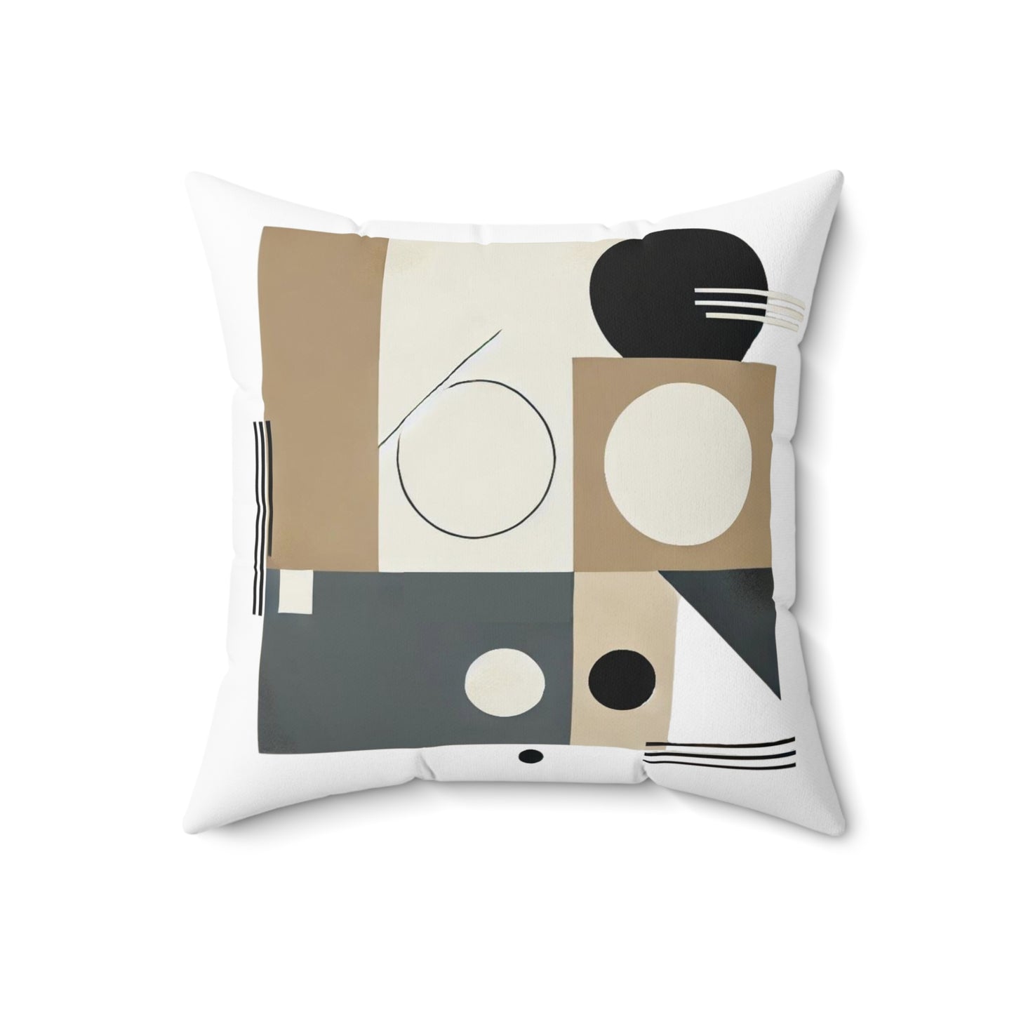 Square Pillow with Modern Minimalist Design