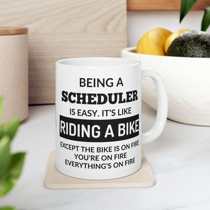 Funny Scheduler Mug - Ceramic