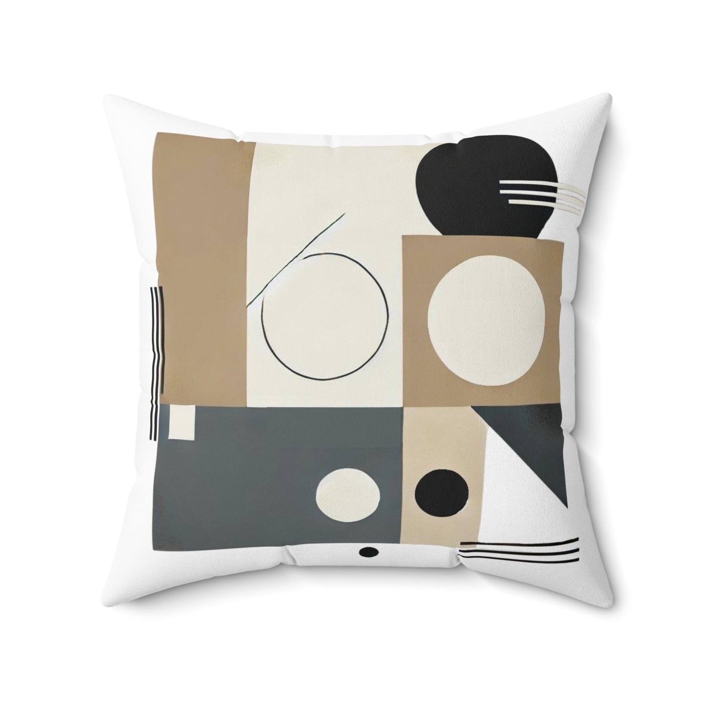 Square Pillow with Modern Minimalist Design