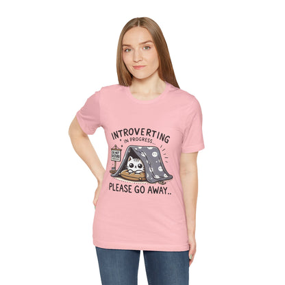 Funny Introverting in Progress T-shirt