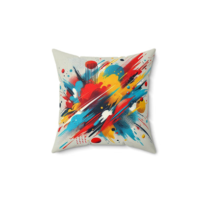 Abstract Art Splash Pillow