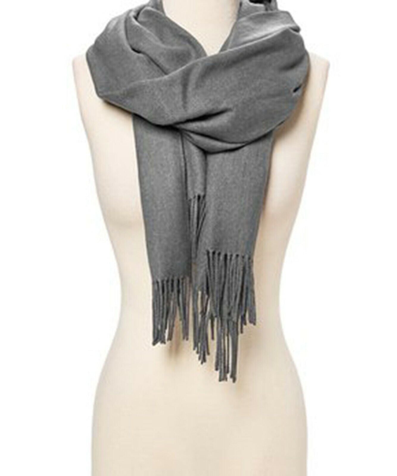 Luxurious Soft Silk Pashmina Shawl Wrap - Elegant Cashmere Wool Scarf for Women