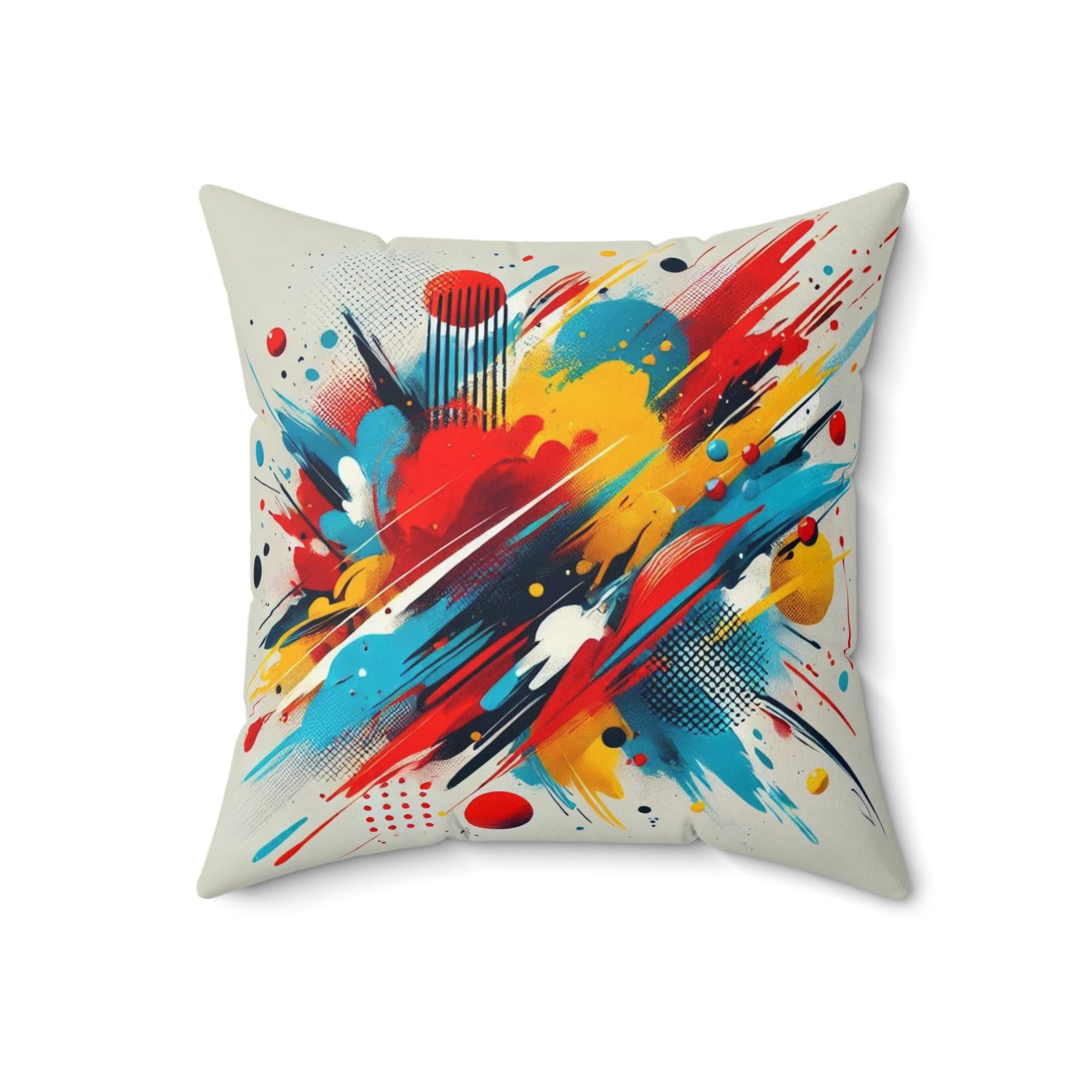 Abstract Art Splash Pillow