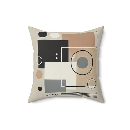 Square Pillow with Modern Minimalist Design