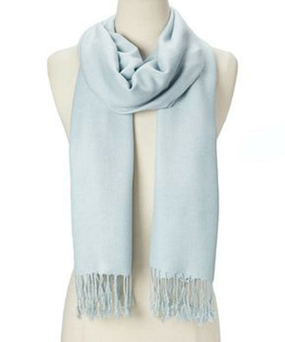 Luxurious Soft Silk Pashmina Shawl Wrap - Elegant Cashmere Wool Scarf for Women