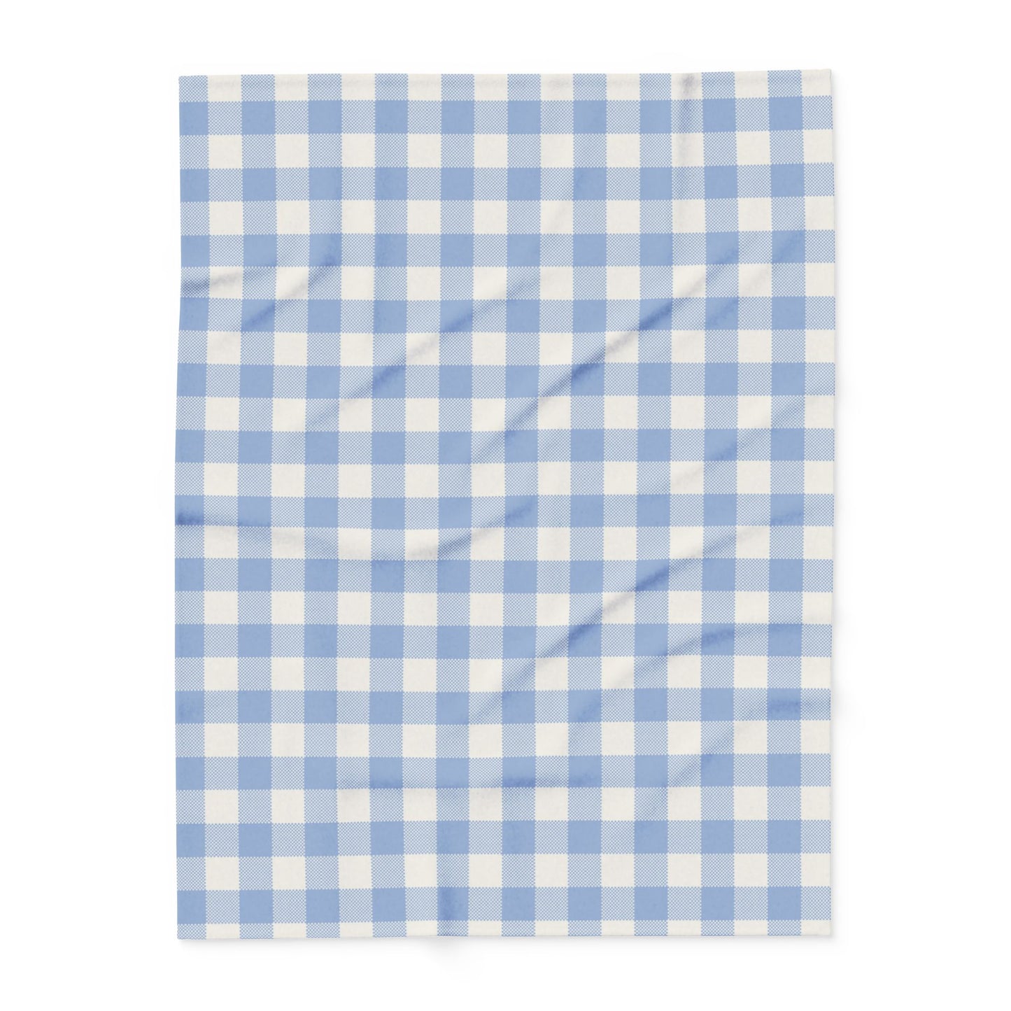 Fleece Blanket - Blue Flannel Design