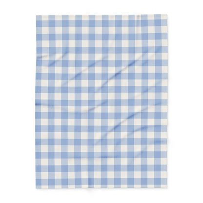 Fleece Blanket - Blue Flannel Design