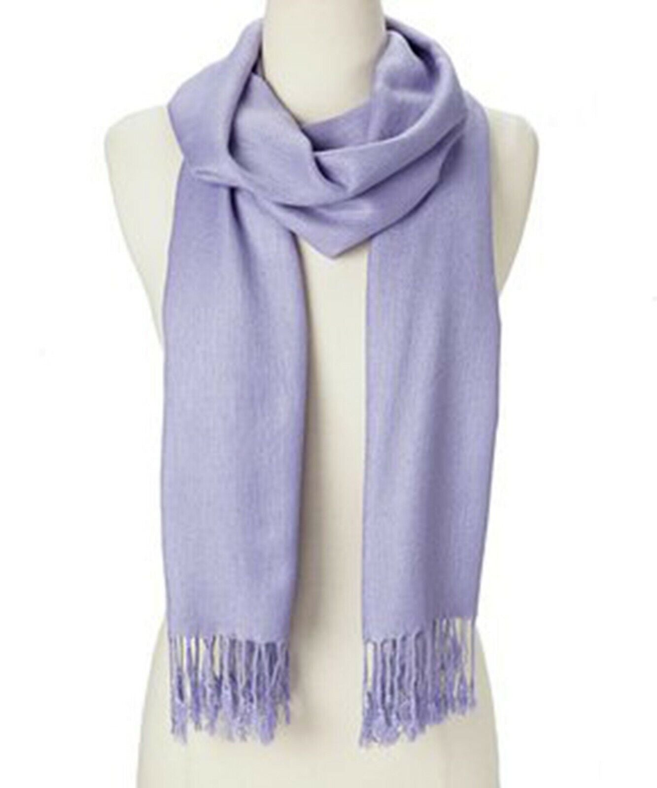 Luxurious Soft Silk Pashmina Shawl Wrap - Elegant Cashmere Wool Scarf for Women