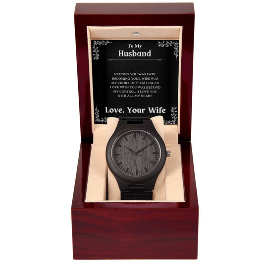 To My Husband 2  |  Wooden Watch