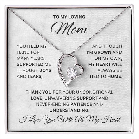 To My Loving Mom |  Forever Love Necklace