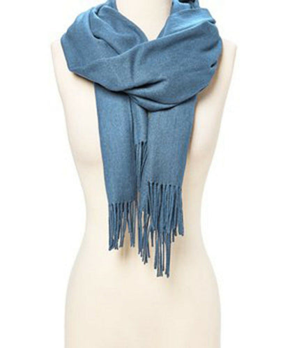 Luxurious Soft Silk Pashmina Shawl Wrap - Elegant Cashmere Wool Scarf for Women