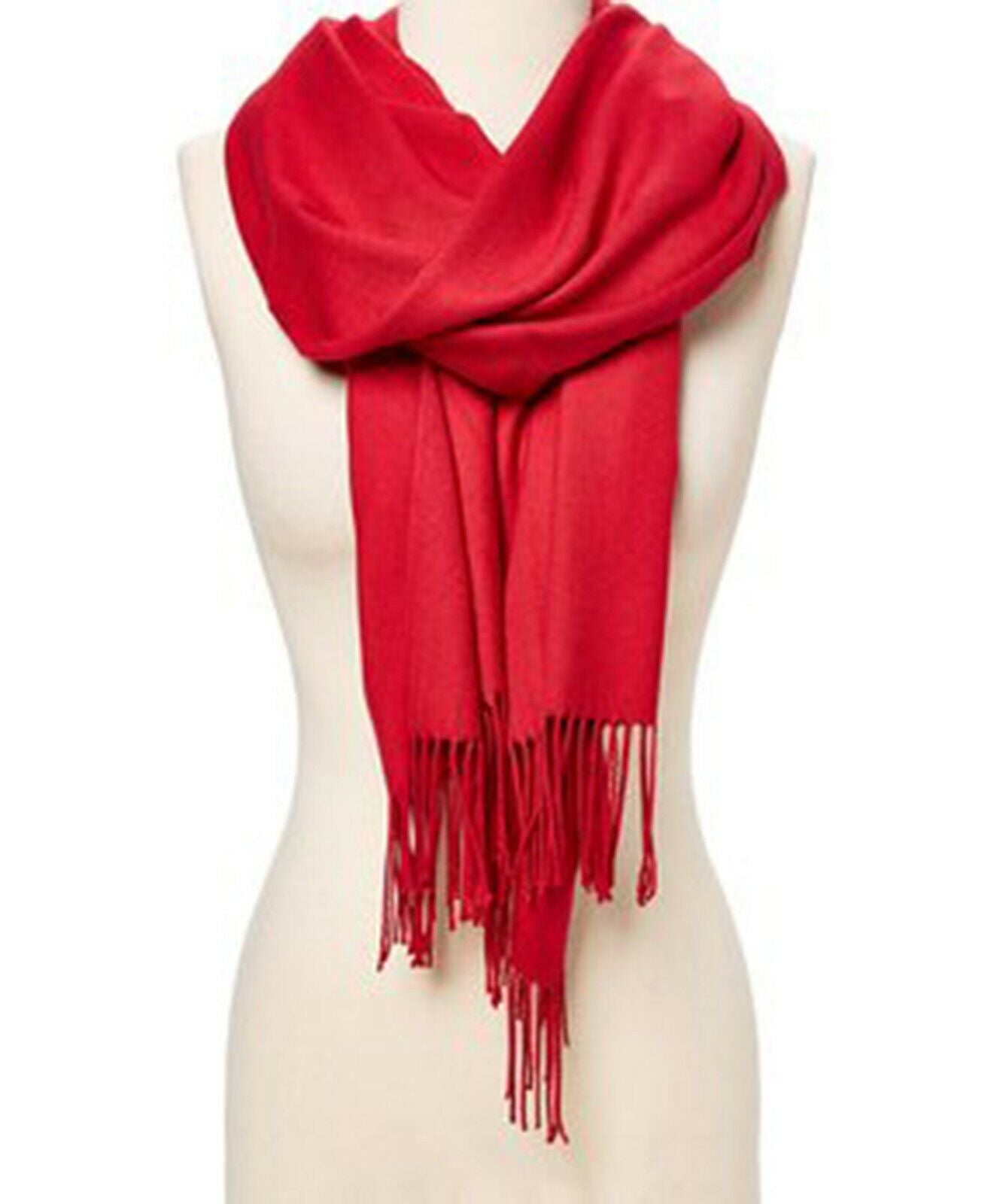 Luxurious Soft Silk Pashmina Shawl Wrap - Elegant Cashmere Wool Scarf for Women