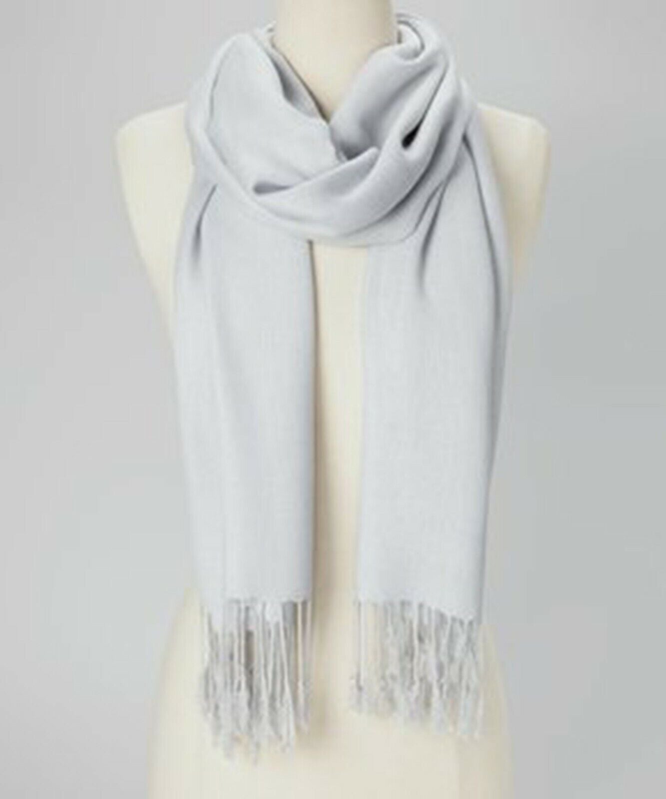 Luxurious Soft Silk Pashmina Shawl Wrap - Elegant Cashmere Wool Scarf for Women