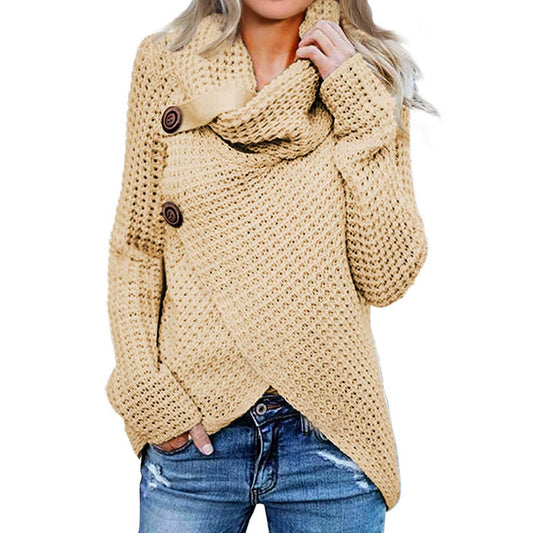 Women’s Long Sleeve Sweatshirt Pullover Tops | Casual Knitted Sweater Blouse