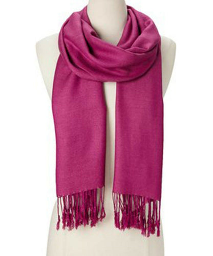 Luxurious Soft Silk Pashmina Shawl Wrap - Elegant Cashmere Wool Scarf for Women