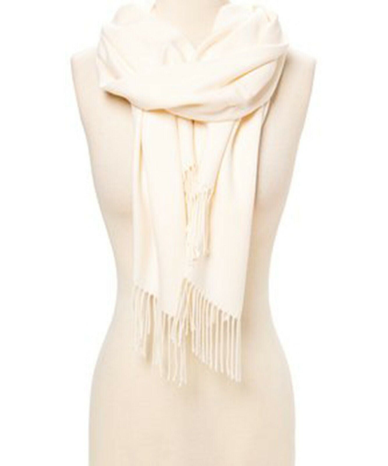 Luxurious Soft Silk Pashmina Shawl Wrap - Elegant Cashmere Wool Scarf for Women