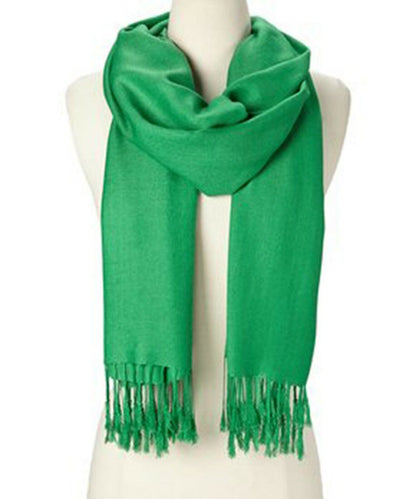 Luxurious Soft Silk Pashmina Shawl Wrap - Elegant Cashmere Wool Scarf for Women